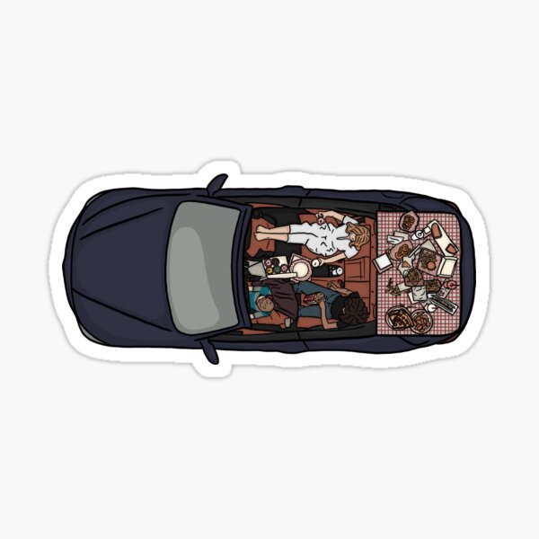 Car deals scene stickers