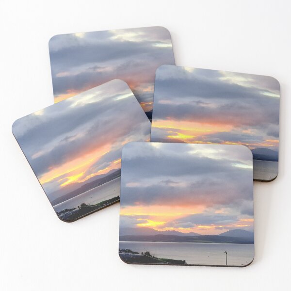 Artikelvorschau, Port Glasgow Sonnenuntergang entworfen und verkauft von PortPrints.