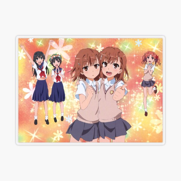 Toaru Series - Group - Store Sticker for Sale by AniSutekka
