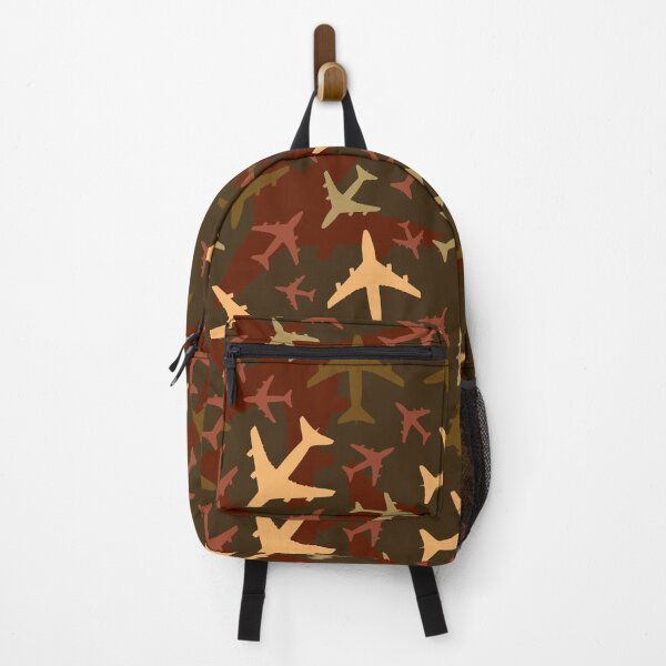 Aperçu de l'œuvre Camouflage avion - Marron foncé créée et vendue par JumpSeatDesign.