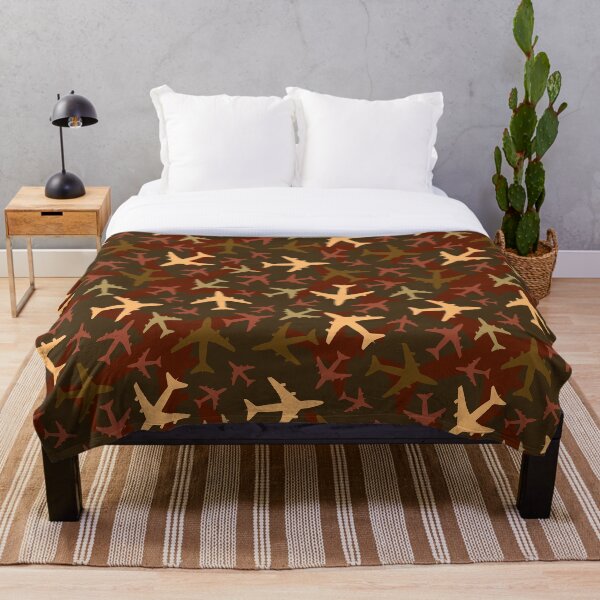 Item preview, Camuflaje de avión - Marrón oscuro designed and sold by JumpSeatDesign.