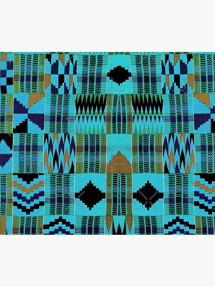 Kente Queen - PURPLE, BLUSH AND TURQUOISE BLUE up for