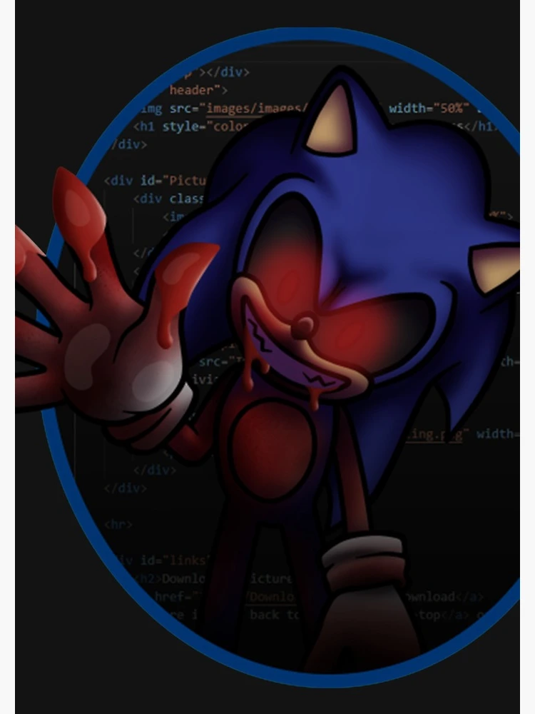 Sonic.EXE Clock for Sale by JamesBonomo1102