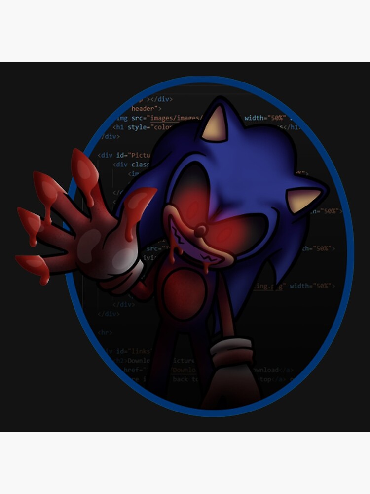 Sonic.EXE Clock for Sale by JamesBonomo1102