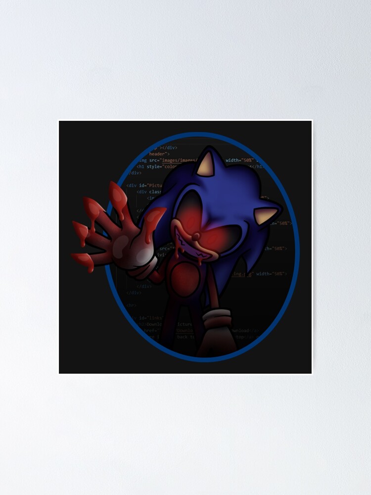 Sonic.EXE Poster for Sale by JamesBonomo1102