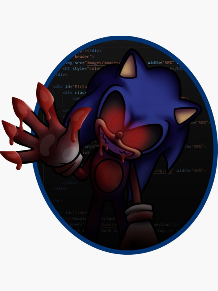 Sonic.EXE Clock for Sale by JamesBonomo1102