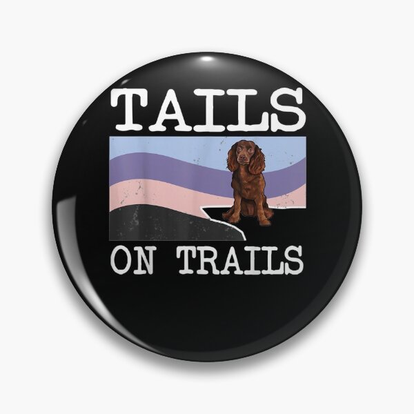 Item preview, American Water Spaniel Tails On Trails Funny Dog Hiking  designed and sold by charissamo77.