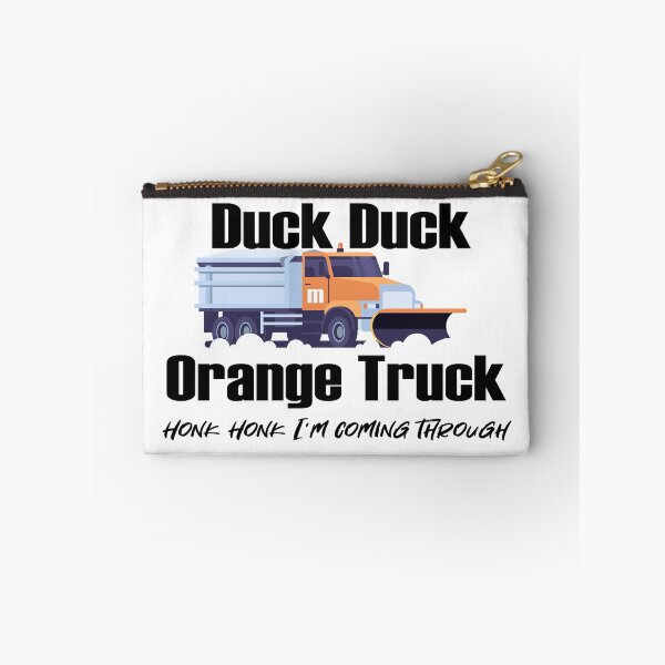 Item preview, Duck Duck Orange Truck and Plowy McPlowFace clears snow as a snowplow plows snow on light designed and sold by friendly-fox.