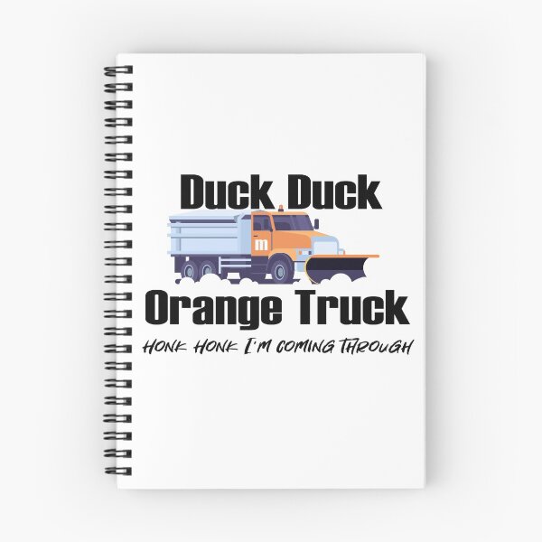 Item preview, Duck Duck Orange Truck and Plowy McPlowFace clears snow as a snowplow plows snow on light designed and sold by friendly-fox.