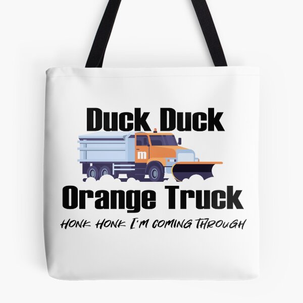 Item preview, Duck Duck Orange Truck and Plowy McPlowFace clears snow as a snowplow plows snow on light designed and sold by friendly-fox.
