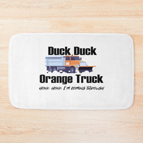 Item preview, Duck Duck Orange Truck and Plowy McPlowFace clears snow as a snowplow plows snow on light designed and sold by friendly-fox.