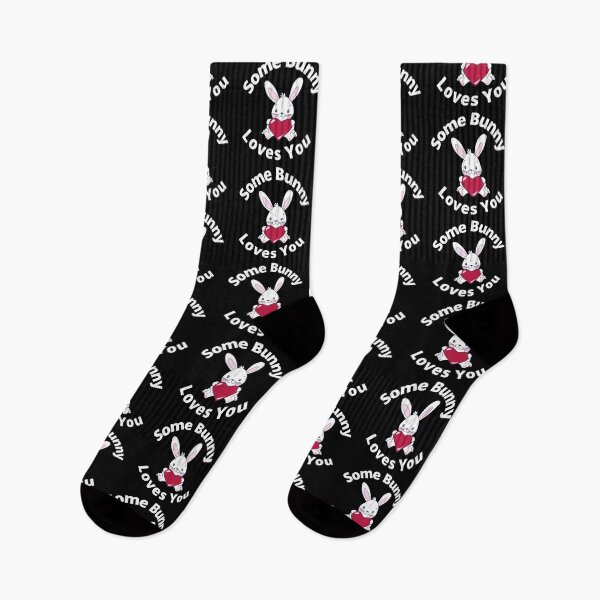 Item preview, Some Bunny Loves You. Cute Bunny Rabbit Pun Design. designed and sold by That Cheeky Tee.