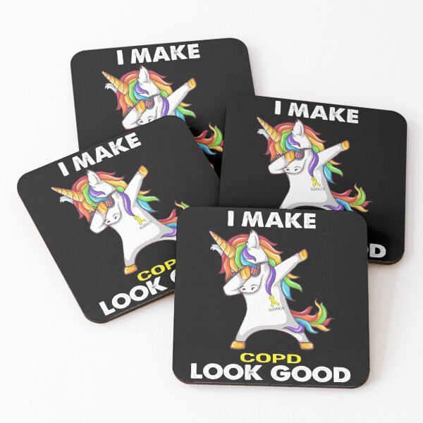 Item preview, I Make COPD Look Good Cute Unicorn Dabbing COPD Warrior designed and sold by heppenp.