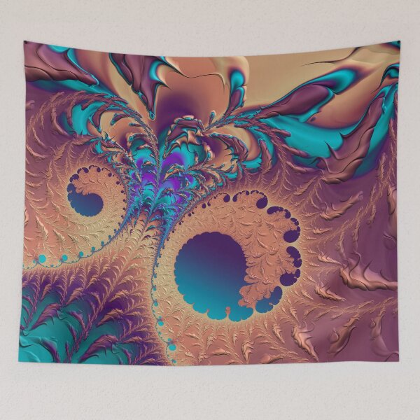 Item preview, Abstract Art in Blue and Orange designed and sold by Manpreet Sokhi.