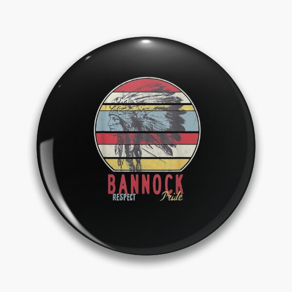 Item preview, Bannock Native American Indian Tribe Respect Pride Retro Sun  designed and sold by charissamo77.
