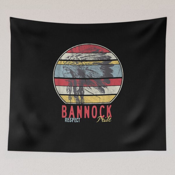 Item preview, Bannock Native American Indian Tribe Respect Pride Retro Sun  designed and sold by charissamo77.