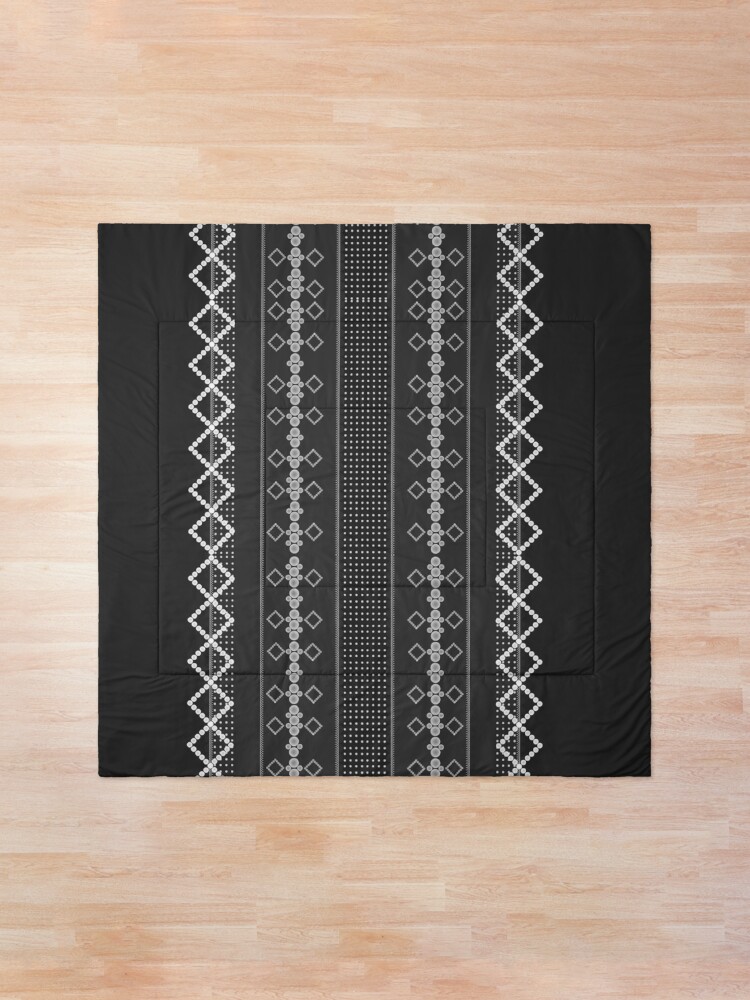Alternate view of LaFara Stitches Decorations Comforter