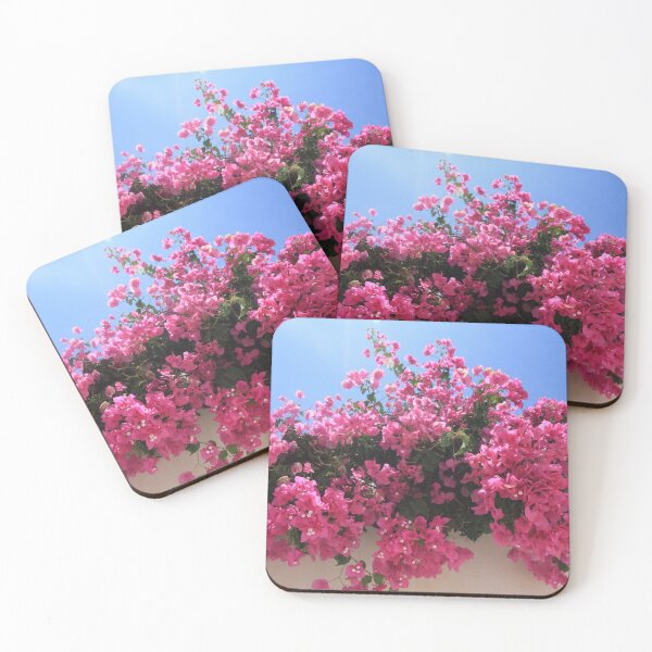 Item preview, pink flowers on a fence designed and sold by AllureVisions.