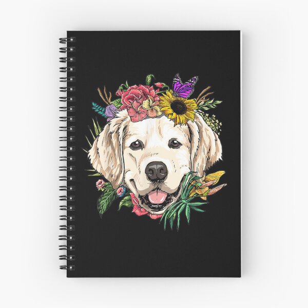 Item preview, Floral Golden Retriever Dog Spring Nature Lovers Gift  designed and sold by charissamo77.