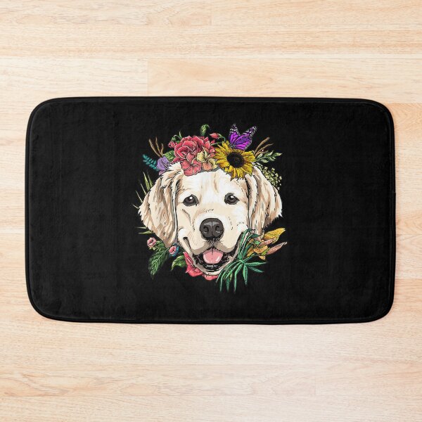 Item preview, Floral Golden Retriever Dog Spring Nature Lovers Gift  designed and sold by charissamo77.