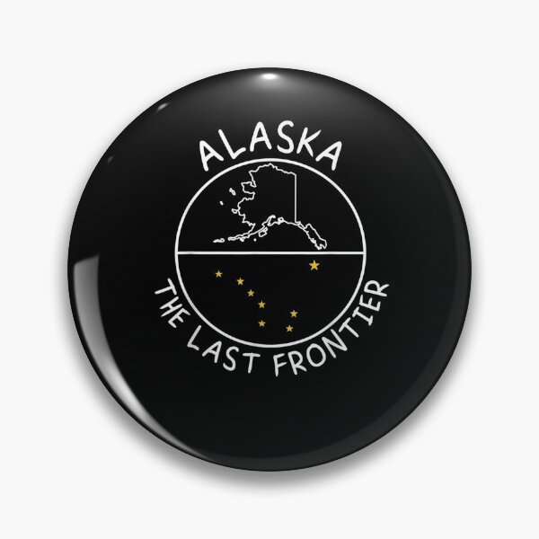 Item preview, Alaska The Last Frontier Plain Map And Flag For Alaskan Guys  designed and sold by charissamo77.