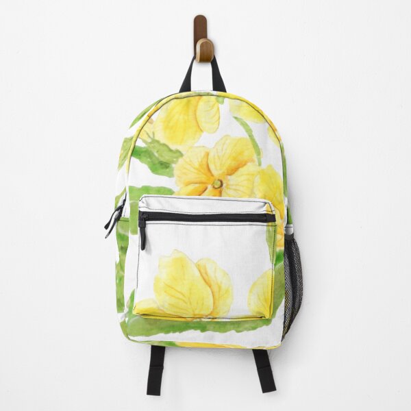 Item preview, hand painted yellow Primula flowers  watercolor painting wild primrose designed and sold by ColorandColor.