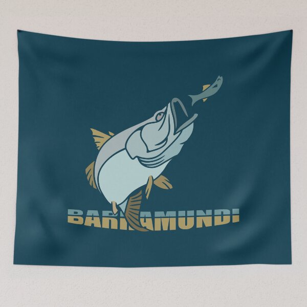 Item preview, Barramundi Jumping. Iconic Australian Animal. Coloured designed and sold by BOLD-Australia.