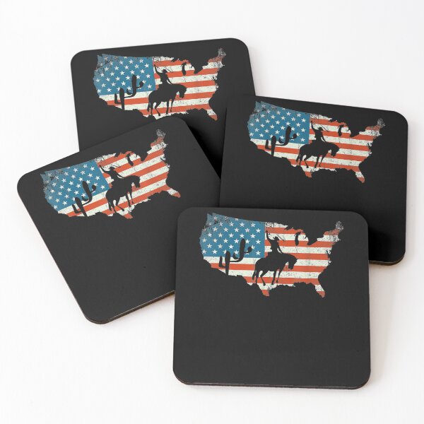 Item preview, Patriotic Equestrian Gift Us Flag Horseback Riding Cowboy  designed and sold by charissamo77.