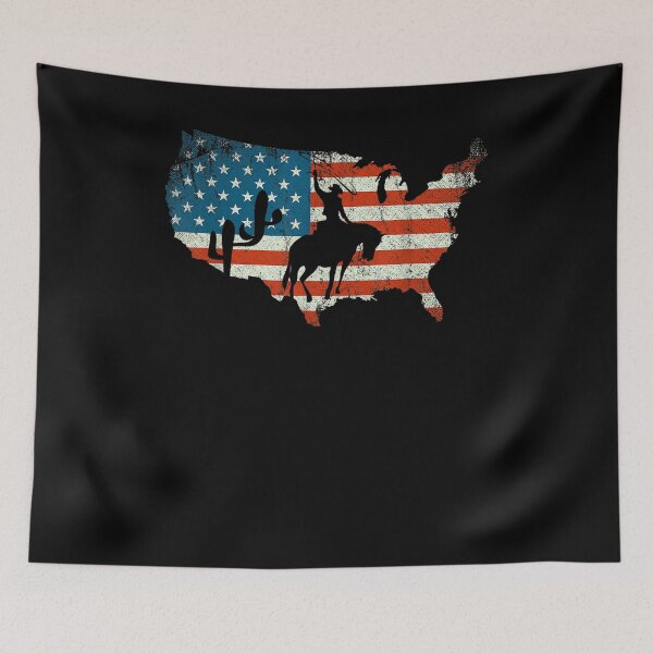 Item preview, Patriotic Equestrian Gift Us Flag Horseback Riding Cowboy  designed and sold by charissamo77.