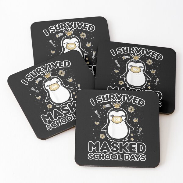 Item preview, I Survived 100 Masked Penguin Funny 100 Days Of School  designed and sold by charissamo77.