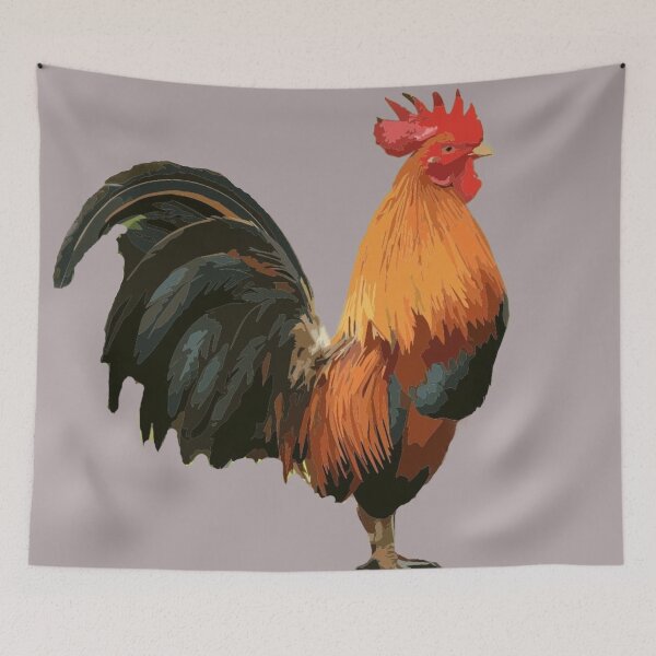 Item preview, A rooster courting designed and sold by Karine Dupras.