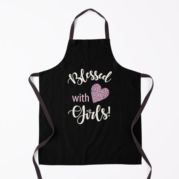 Item preview, Blessed With Girls Pink Leopard Print Heart Mother's Day designed and sold by charissamo77.