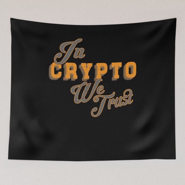 Item preview, In Crypto We Trust Funny Bitcoin Saying Meme designed and sold by Renergie.