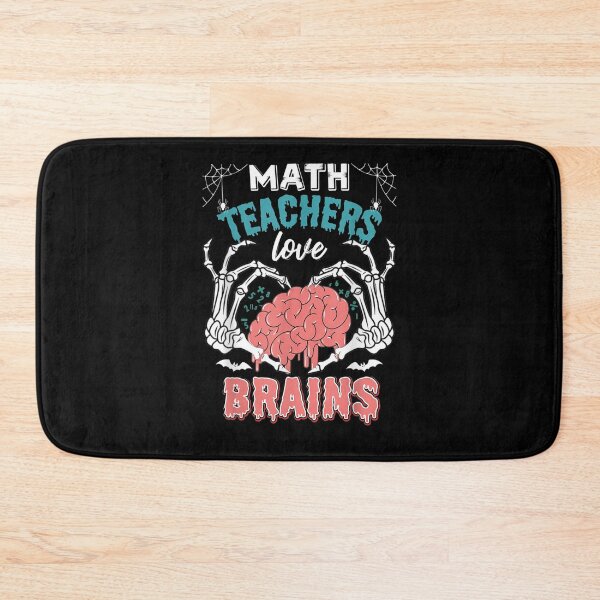 Item preview, Halloween Lover Math Teachers Love Brains  designed and sold by charissamo77.