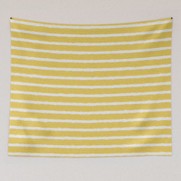 Item preview, Painted Stripes Yellow and White on Textured Pattern designed and sold by vortexatelier.
