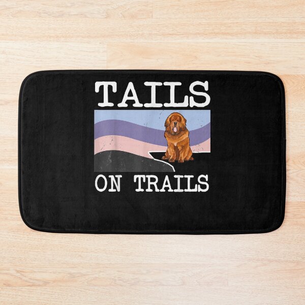 Item preview, Tibetan Mastiff Tails On Trails Funny Dog Hiking  designed and sold by charissamo77.