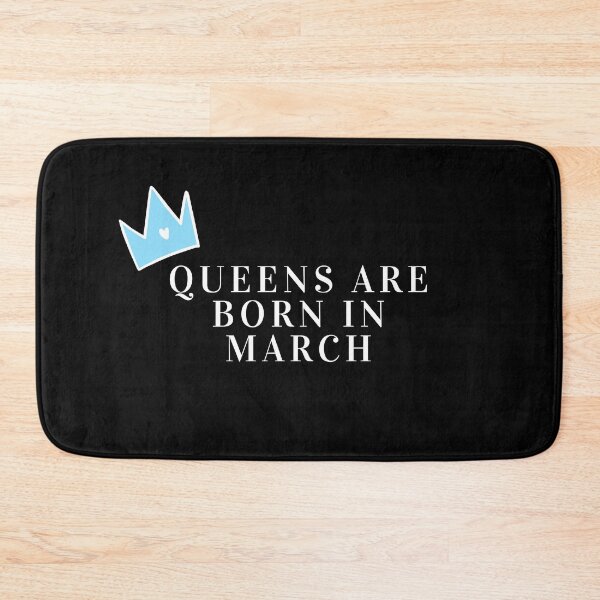 Item preview, Queens are born in March with birthstone crown designed and sold by travelnerd.
