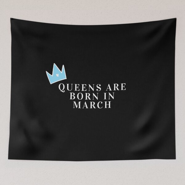 Item preview, Queens are born in March with birthstone crown designed and sold by travelnerd.