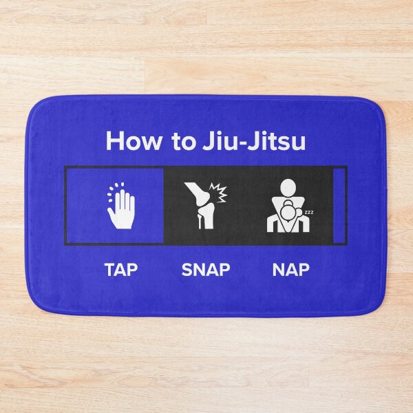 Item preview, How to Jiu-Jitsu (Tap Snap Nap) - Blue designed and sold by Eyedalas.