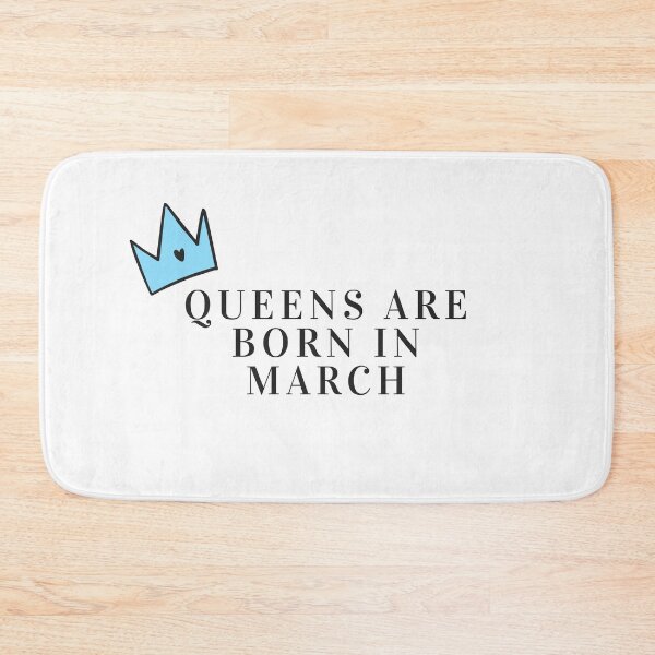 Item preview, Queens are born in March with birthstone crown designed and sold by travelnerd.