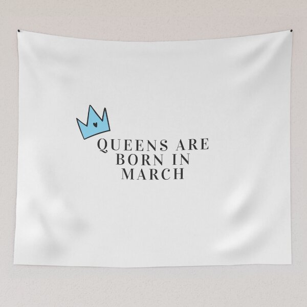 Item preview, Queens are born in March with birthstone crown designed and sold by travelnerd.