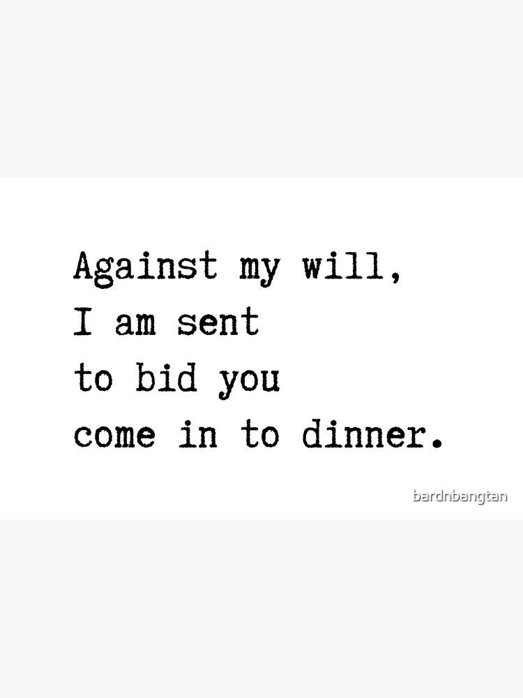 Against Beatrice's will, she is sent to Benedick by bardnbangtan