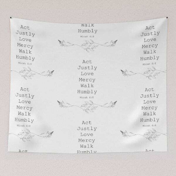 Item preview, Micah 6 : 8 act justly love mercy walk humbly designed and sold by the-cold-dots.