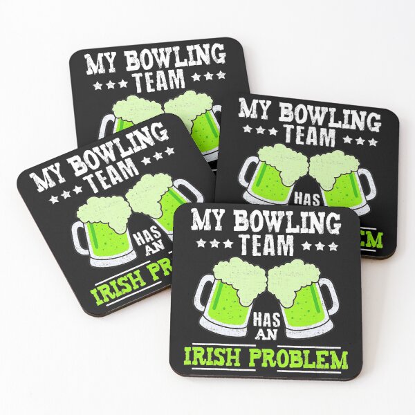 Item preview, My Bowling Team Irish Problem Funny St Patrick's Day designed and sold by juarezmurray840.