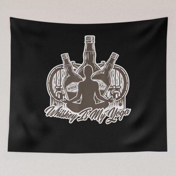 Item preview, Whiskey Is My Yoga Funny Drinking Gift  designed and sold by charissamo77.