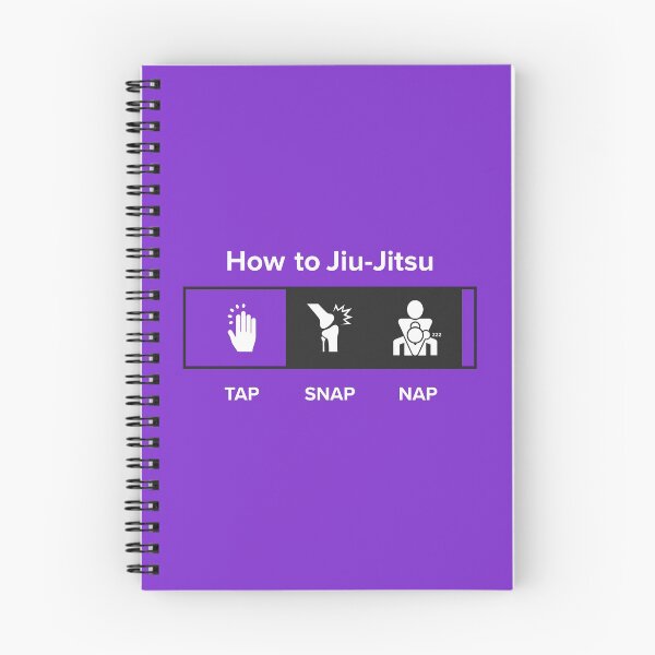 Item preview, How to Jiu-Jitsu (Tap Snap Nap) - Purple designed and sold by Eyedalas.