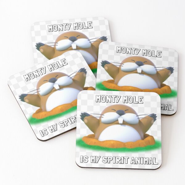 Item preview, Monty Mole is my spirit animal  designed and sold by jbillt610.