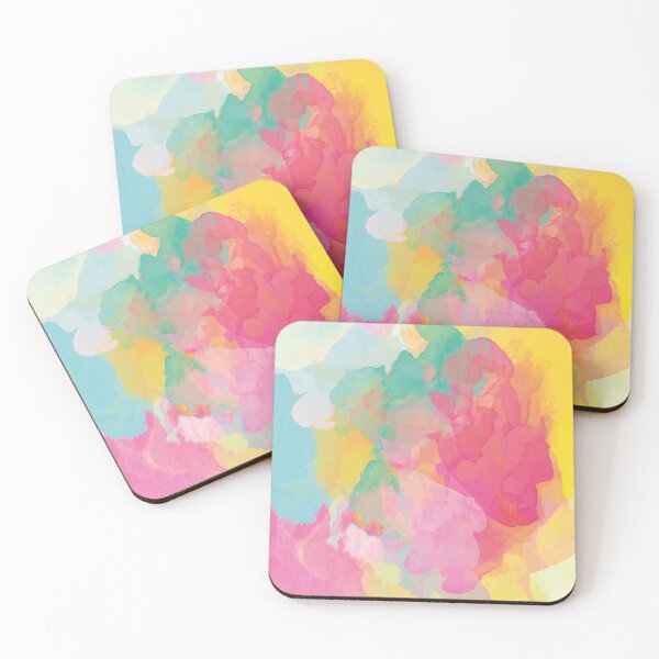 Item preview, Aesthetic Boho Pink Yellow Green Blue Pastel designed and sold by VagabondTees.