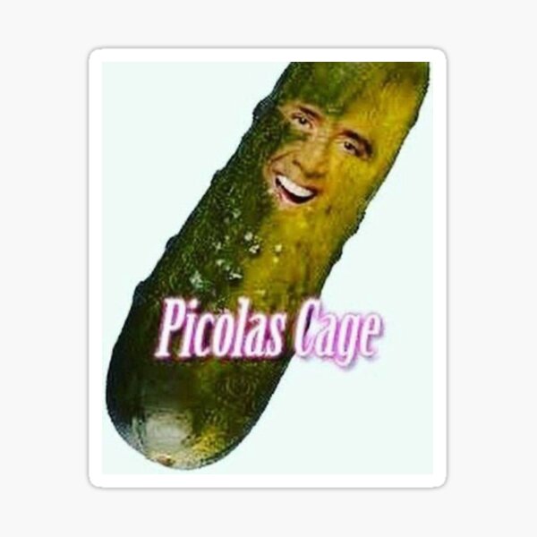 "Picolas cage" Sticker for Sale by effexor Redbubble