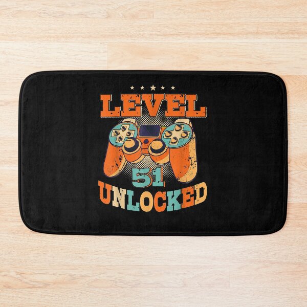 Item preview, Level 51 Unlocked Video Game 51 Years Old 51th Birthday Gift  designed and sold by charissamo77.